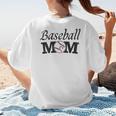 Baseball Mom Mother`s Day Women's T-Shirt Back Print