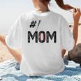 Baseball Mom Number One 1 Mother Baseball Lover Mother's Day Women's T-Shirt Back Print Baseball Mom Number One 1 Mother Baseball Lover Mother's Day Women's T-Shirt Back Print