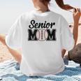 Baseball Mom Senior 2025 Mama Baseball Players High School Women's T-Shirt Back Print