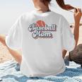 Baseball Mom And Sweet For Moms Vintage Font Women's T-Shirt Back Print Baseball Mom And Sweet For Moms Vintage Font Women's T-Shirt Back Print