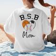 Basketball Soccer Baseball Mom For Women Women's T-Shirt Back Print Basketball Soccer Baseball Mom For Women Women's T-Shirt Back Print