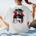 Peruvian Baseball Mom Peru Flag Baseball Girl Women's T-Shirt Back Print Peruvian Baseball Mom Peru Flag Baseball Girl Women's T-Shirt Back Print