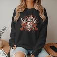 Baseball Mom Vintage Retro Groovy Sport Fan Mother Day Women Crewneck Sweatshirt