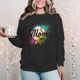 Baseball Mom USA American Baseball Graphic Women Crewneck Sweatshirt Baseball Mom USA American Baseball Graphic Women Crewneck Sweatshirt