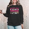 Baseball Moms I'm Not Just His Mom Baseball Mama Women Crewneck Sweatshirt Baseball Moms I'm Not Just His Mom Baseball Mama Women Crewneck Sweatshirt