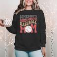 Somebody's Loudmouth Baseball Mom Baseball Women Crewneck Sweatshirt