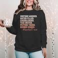 Uniform Washer Water Filler Cheerleader Baseball Mom Women Crewneck Sweatshirt