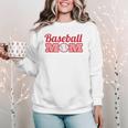 Baseball Mom Mother Mothers Of Baseball Athletes Women Crewneck Sweatshirt Baseball Mom Mother Mothers Of Baseball Athletes Women Crewneck Sweatshirt