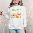 Moms Against Baseball Pants Retro Baseball Mom Raglan Baseball Tee Women Crewneck Sweatshirt Moms Against Baseball Pants Retro Baseball Mom Raglan Baseball Tee Women Crewneck Sweatshirt