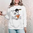 Proud Baseball MOM Sports & Softball Nostalgia Women Crewneck Sweatshirt Proud Baseball MOM Sports & Softball Nostalgia Women Crewneck Sweatshirt