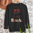 Loud And Proud Baseball Mom Women Crewneck Sweatshirt