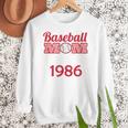 Baseball Mom Since 1986 Women Crewneck Sweatshirt Baseball Mom Since 1986 Women Crewneck Sweatshirt