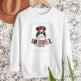 Baseball Mom Messy Bun Mommy Baseball Player Premium Women Crewneck Sweatshirt Baseball Mom Messy Bun Mommy Baseball Player Premium Women Crewneck Sweatshirt