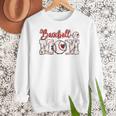 Baseball Mom Tee Mother's Day Mama Mother Holiday Women Crewneck Sweatshirt