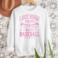 I Just Really Dislike Baseball Pants Baseball Mom Mama Women Crewneck Sweatshirt I Just Really Dislike Baseball Pants Baseball Mom Mama Women Crewneck Sweatshirt