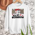 Mom Of Ballers Soccer Baseball Mom Soccer Baseball Mother Women Crewneck Sweatshirt Mom Of Ballers Soccer Baseball Mom Soccer Baseball Mother Women Crewneck Sweatshirt