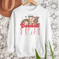Retro Coffee Baseball Mama Mother's Day Baseball Mom Premium Women Crewneck Sweatshirt Retro Coffee Baseball Mama Mother's Day Baseball Mom Premium Women Crewneck Sweatshirt