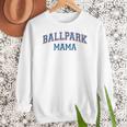 Spring 2024 Season Cute Baseball Mom Ballpark Mama Women Crewneck Sweatshirt Spring 2024 Season Cute Baseball Mom Ballpark Mama Women Crewneck Sweatshirt