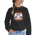 Ball Mom Leopard Ball Mom Baseball Mom Women Crewneck Sweatshirt Ball Mom Leopard Ball Mom Baseball Mom Women Crewneck Sweatshirt