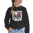 Cheer Baseball Mom Of Both Baseball And Cheer Mother Women Crewneck Sweatshirt