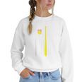 American Flag Baseball Mom Team Women Crewneck Sweatshirt
