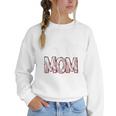 Baseball Mom Cute Baseball Mama Proud Senior Baseball Player Premium Women Crewneck Sweatshirt