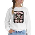 Baseball Mom Dog Mother's In My Baseball Mom Era Women Crewneck Sweatshirt Baseball Mom Dog Mother's In My Baseball Mom Era Women Crewneck Sweatshirt