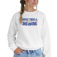 Cool Baseball Mom Mother's Day Mama Woman Cute Women Crewneck Sweatshirt