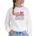 Eat Sleep Baseball Repeat Baseball Moms Women Crewneck Sweatshirt Eat Sleep Baseball Repeat Baseball Moms Women Crewneck Sweatshirt