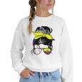 Ecuador Baseball Mom Ecuadorian Baseball Girl Women Crewneck Sweatshirt Ecuador Baseball Mom Ecuadorian Baseball Girl Women Crewneck Sweatshirt