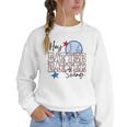 Hey Batter Batter Swing Graphic For Baseball Moms Women Crewneck Sweatshirt Hey Batter Batter Swing Graphic For Baseball Moms Women Crewneck Sweatshirt