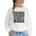 Who Needs Umpires When We Have Baseball Moms Baseball Raglan Baseball Tee Women Crewneck Sweatshirt Who Needs Umpires When We Have Baseball Moms Baseball Raglan Baseball Tee Women Crewneck Sweatshirt