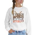 I Teach My Kids To Hit And Steal Baseball Moms Quote Women Crewneck Sweatshirt I Teach My Kids To Hit And Steal Baseball Moms Quote Women Crewneck Sweatshirt