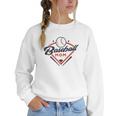 Vintage Baseball Mom Ballpark Momma Baseball Lover Women Crewneck Sweatshirt Vintage Baseball Mom Ballpark Momma Baseball Lover Women Crewneck Sweatshirt