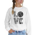 Women's Baseball Softball Baseball Mom LOVE Baseball Women Crewneck Sweatshirt Women's Baseball Softball Baseball Mom LOVE Baseball Women Crewneck Sweatshirt