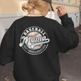 Baseball Mama Baseball Mom Matching Family Crazy Proud Women's Sweatshirt Back Print Baseball Mama Baseball Mom Matching Family Crazy Proud Women's Sweatshirt Back Print