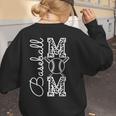 Baseball Mom Tee Leopard Mother's Day Grandma Women's Sweatshirt Back Print Baseball Mom Tee Leopard Mother's Day Grandma Women's Sweatshirt Back Print