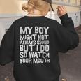 Proud Sassy Baseball Mom Women's Sweatshirt Back Print Proud Sassy Baseball Mom Women's Sweatshirt Back Print
