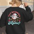 Retro Oily Baseball Mom Meme For Essential Oils Game Day Women's Sweatshirt Back Print Retro Oily Baseball Mom Meme For Essential Oils Game Day Women's Sweatshirt Back Print