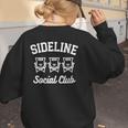 Sideline Social Club Baseball Mom 2024 Mother's Day Women's Sweatshirt Back Print Sideline Social Club Baseball Mom 2024 Mother's Day Women's Sweatshirt Back Print