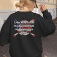 Umpire And Hotdogs 4th July Baseball Moms Women's Sweatshirt Back Print