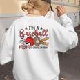 Ball Mom I'm A Baseball Mom Baseball Mom Women's Sweatshirt Back Print