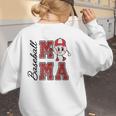 Baseball Mama Baseball Mom Game Day Senior Night Women's Sweatshirt Back Print Baseball Mama Baseball Mom Game Day Senior Night Women's Sweatshirt Back Print