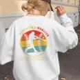 Baseball Mom I Created A Monster He Calls Me Mom Women's Sweatshirt Back Print Baseball Mom I Created A Monster He Calls Me Mom Women's Sweatshirt Back Print