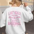 I Just Really Dislike Baseball Pants Baseball Mom Mama Women's Sweatshirt Back Print I Just Really Dislike Baseball Pants Baseball Mom Mama Women's Sweatshirt Back Print