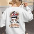 That's My Granddaughter Out There Baseball Mom Mother's Day Women's Sweatshirt Back Print That's My Granddaughter Out There Baseball Mom Mother's Day Women's Sweatshirt Back Print