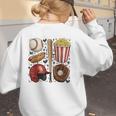 Tis The Season Baseball Mom Game Day Cheering Sports Lover Women's Sweatshirt Back Print Tis The Season Baseball Mom Game Day Cheering Sports Lover Women's Sweatshirt Back Print