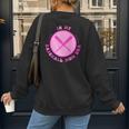 In My Baseball Mom Era Retro Game Day Mom Era 2 Sides Women's Sweatshirt Back Print In My Baseball Mom Era Retro Game Day Mom Era 2 Sides Women's Sweatshirt Back Print