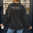 Baseball Mom Leopard Print Baseball Mama Mother's Day Women's Sweatshirt Back Print Baseball Mom Leopard Print Baseball Mama Mother's Day Women's Sweatshirt Back Print