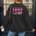 Baseball Moms I'm Not Just His Mom Baseball Mama Women's Sweatshirt Back Print Baseball Moms I'm Not Just His Mom Baseball Mama Women's Sweatshirt Back Print